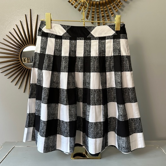 Talbots Dresses & Skirts - Talbots Black & White Gingham A-Line Skirt